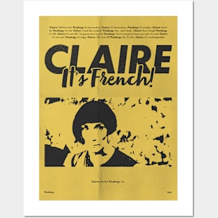claire it's french Posters and Art